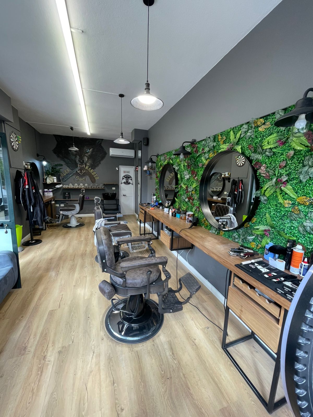 Aleks Barbershop Interior